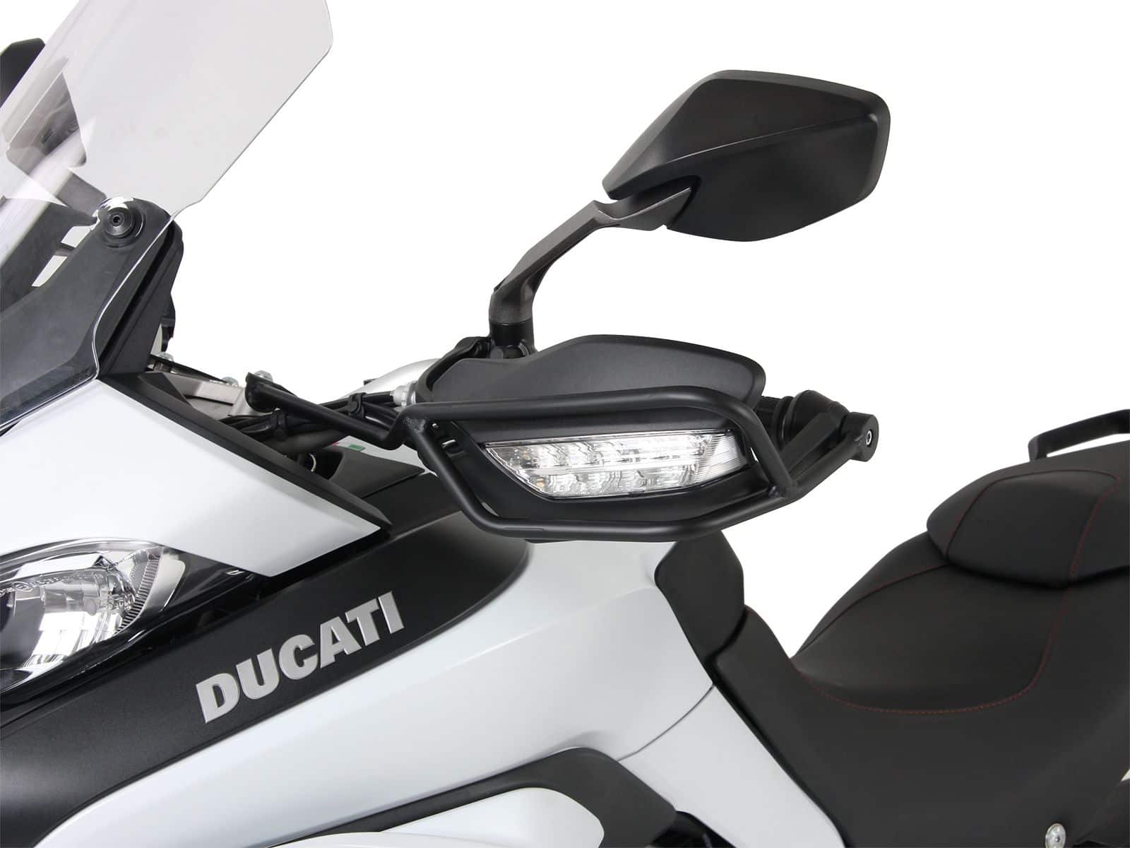 Stuurbeschermerset zwart voor Ducati Multistrada 1200 Enduro (16-18) Hepco & Becker