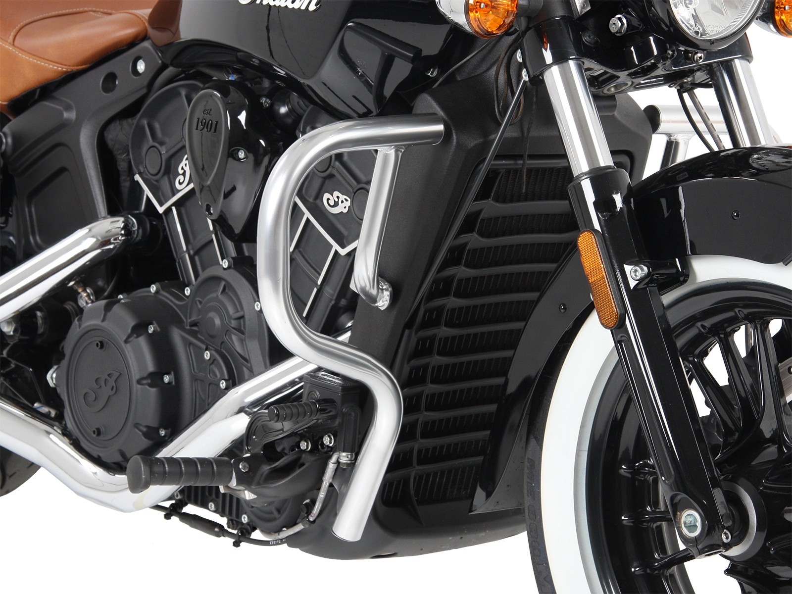 Motorbeschermer chroom voor Indian Scout Bobber (2017-)