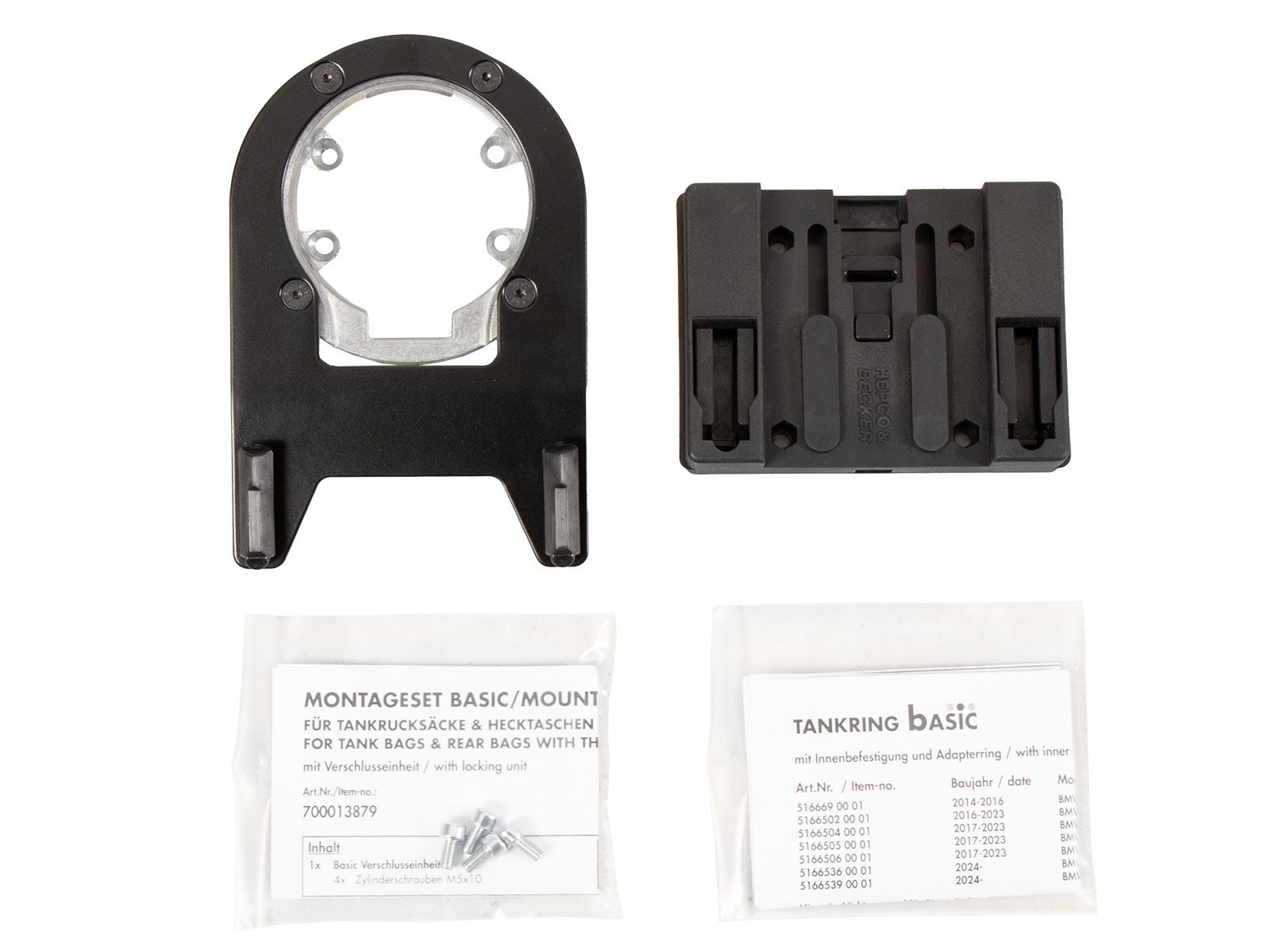 Basistankring incl. tanktasvergrendeling voor BMW R 12 G/S (25-) Hepco & Becker