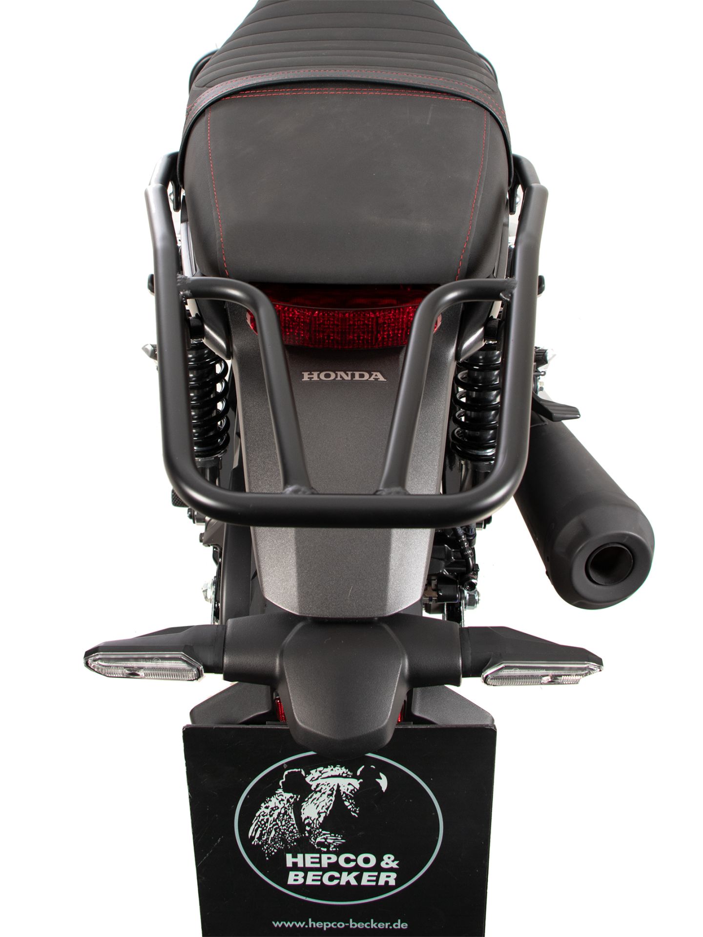 Buisvormig bagagerek zwart voor Honda GB 350 S (25-) Hepco & Becker