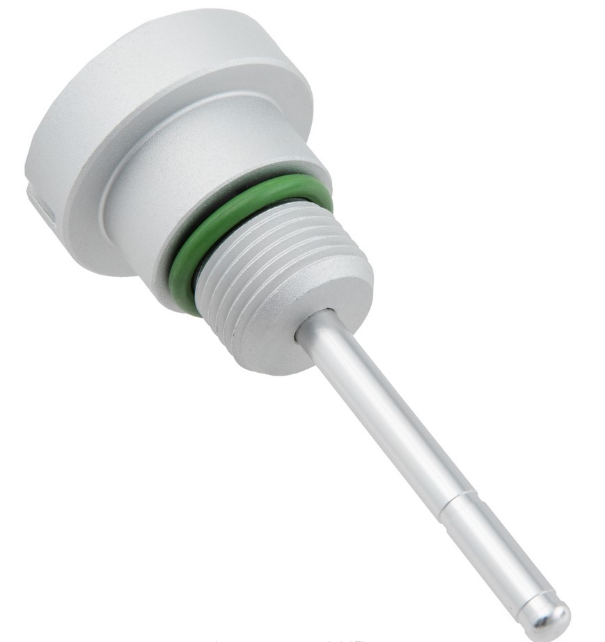 Olievulplug motorolie voor Vespa, zilver mat