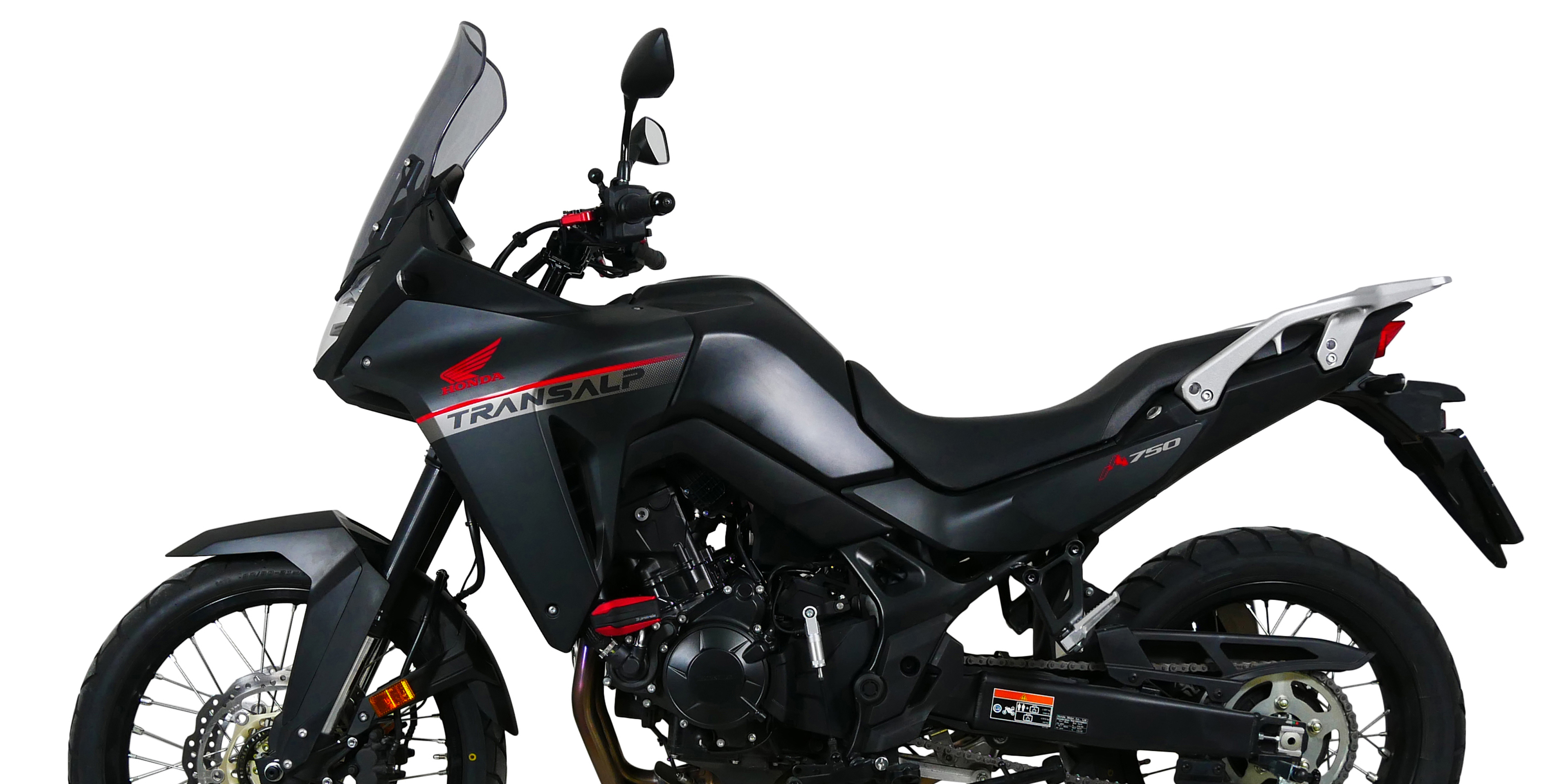 MRA touring windscherm "TM" smoke grijs voor Honda XL 750 Transalp (23-24)
