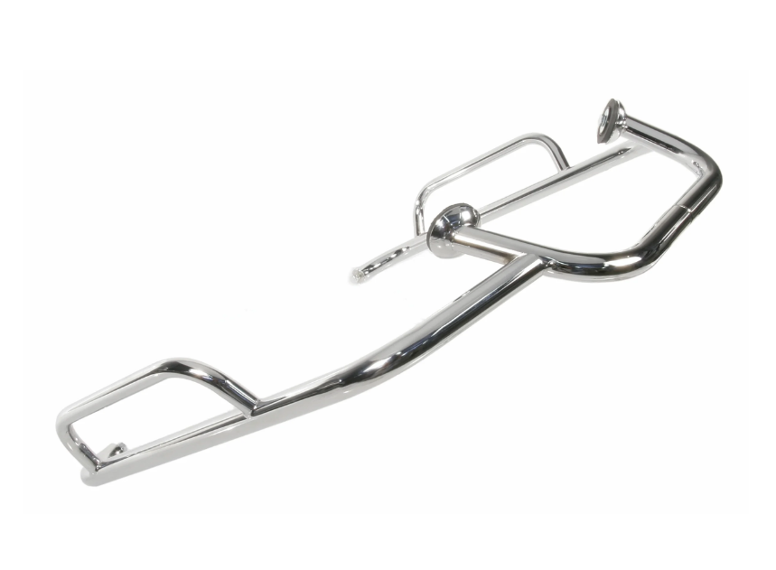 Valbeugel CUPPINI beenschild universeel voor Vespa PX 80-200ccm, chroom