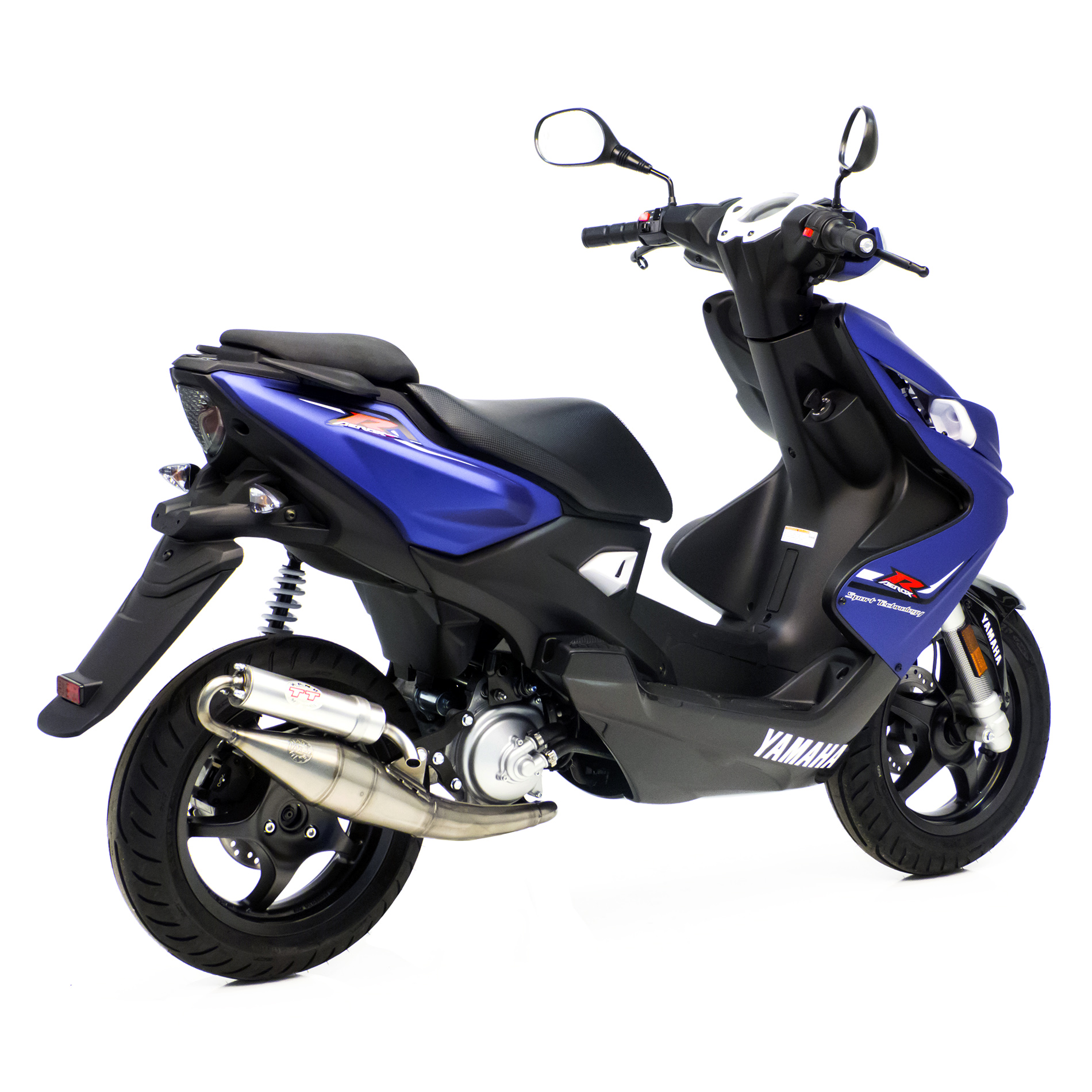 LeoVince Uitlaatsysteem handgemaakt TT, staal, volledig systeem voor Yamaha Aerox 50