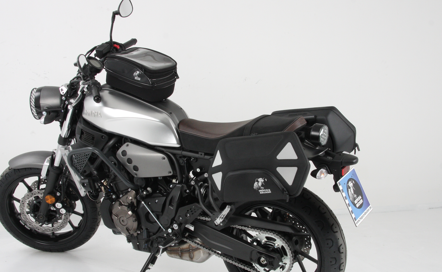 C-Bow zijdrager zwart voor Yamaha XSR 700 / XSR 700 Xtribute (Bj.16-) Hepco & Becker