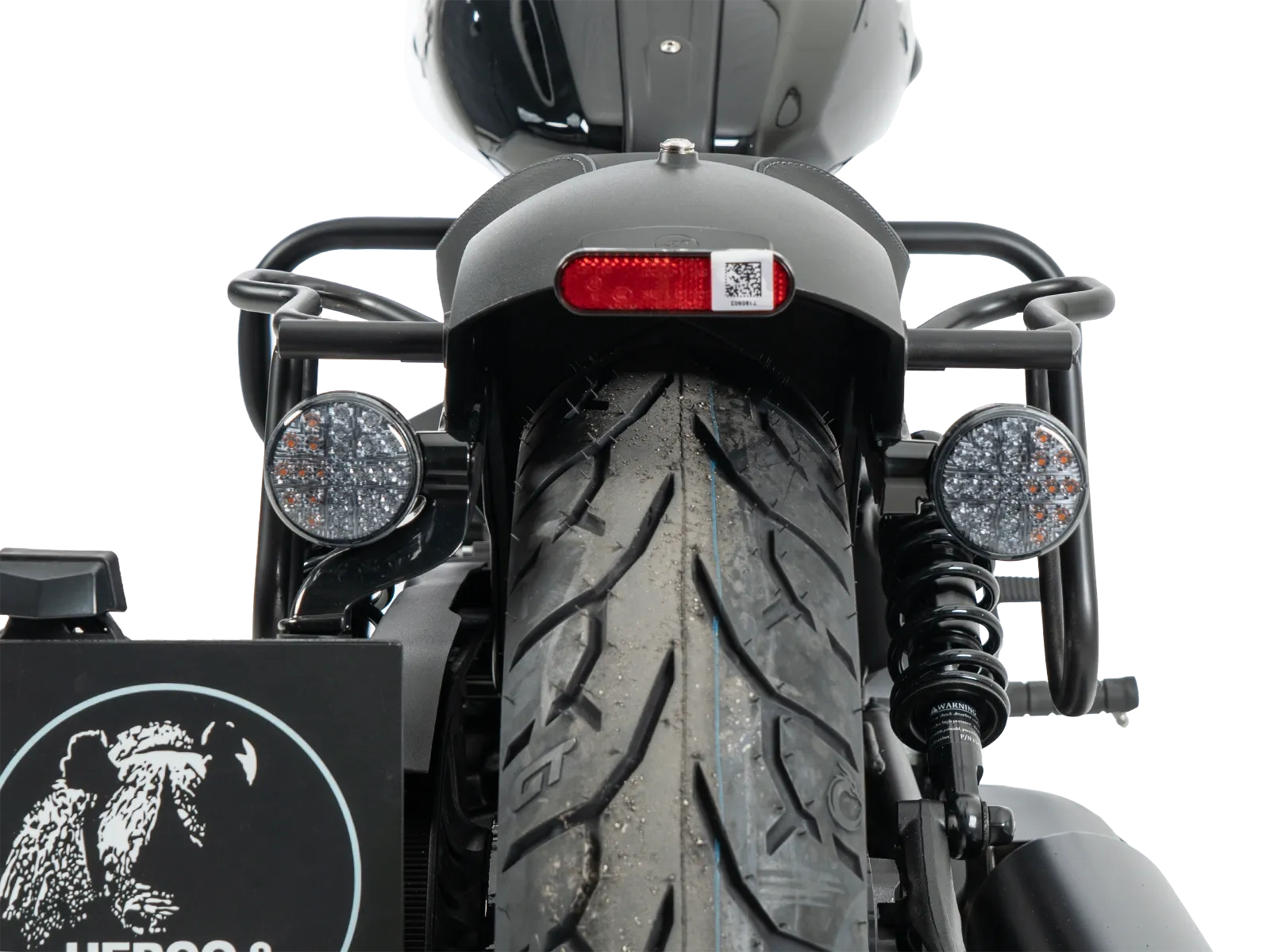 Kniptassenset bruin incl. houder voor Indian Scout Sixty Bobber (25-) Hepco & Becker