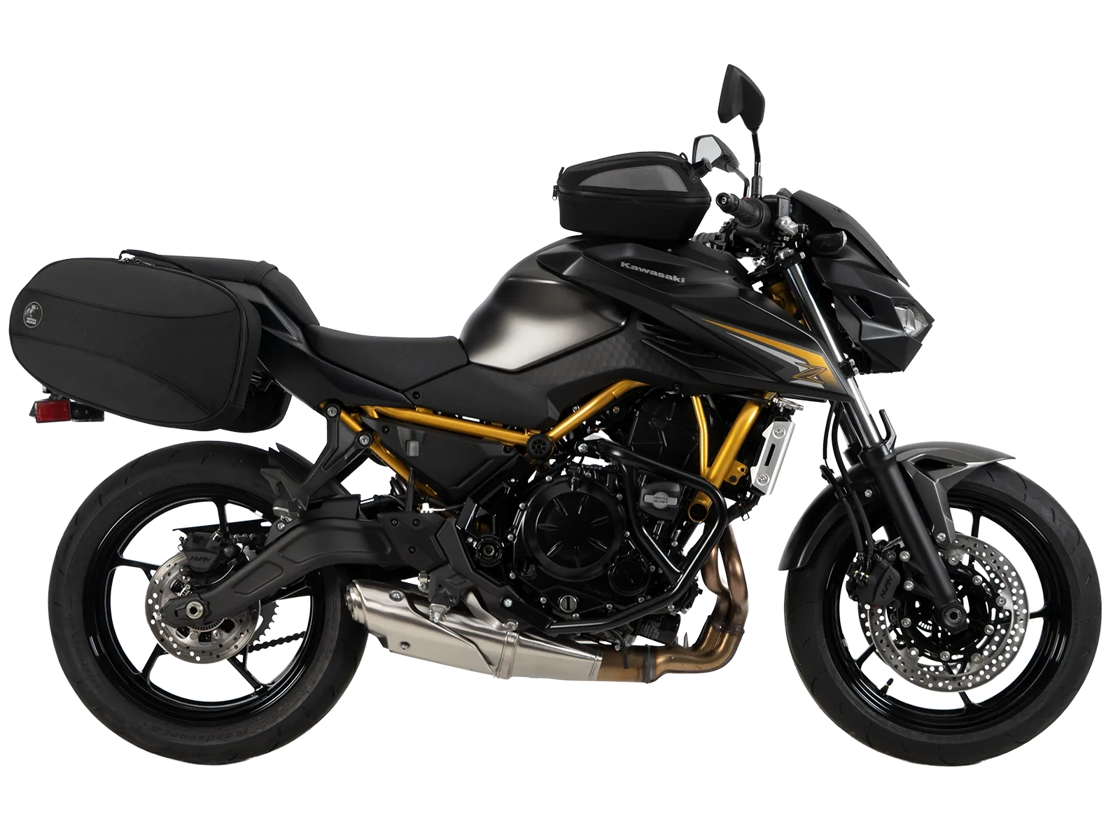 C-Bow zijdrager zwart voor Kawasaki Z 650 S (26-) Hepco & Becker