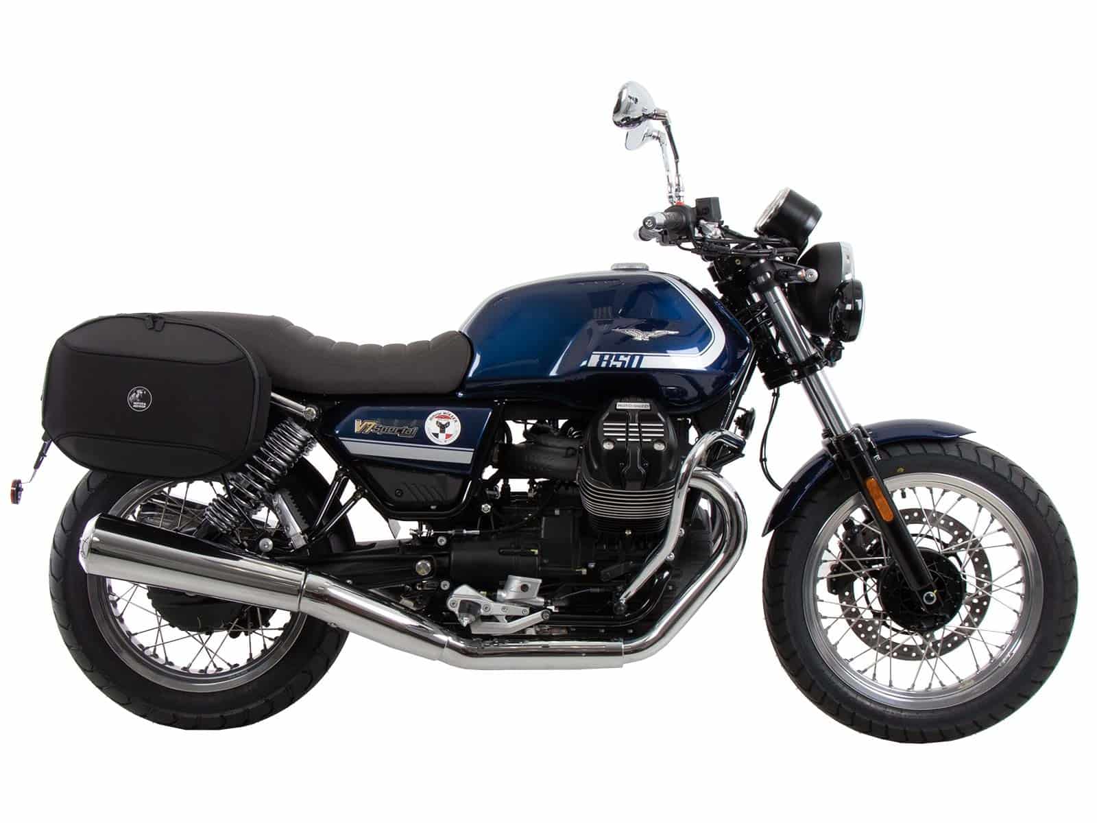 C-Bow zijdrager chroom voor Moto Guzzi V7 850 Special/Stone/Centenario (21-24) Hepco & Becker
