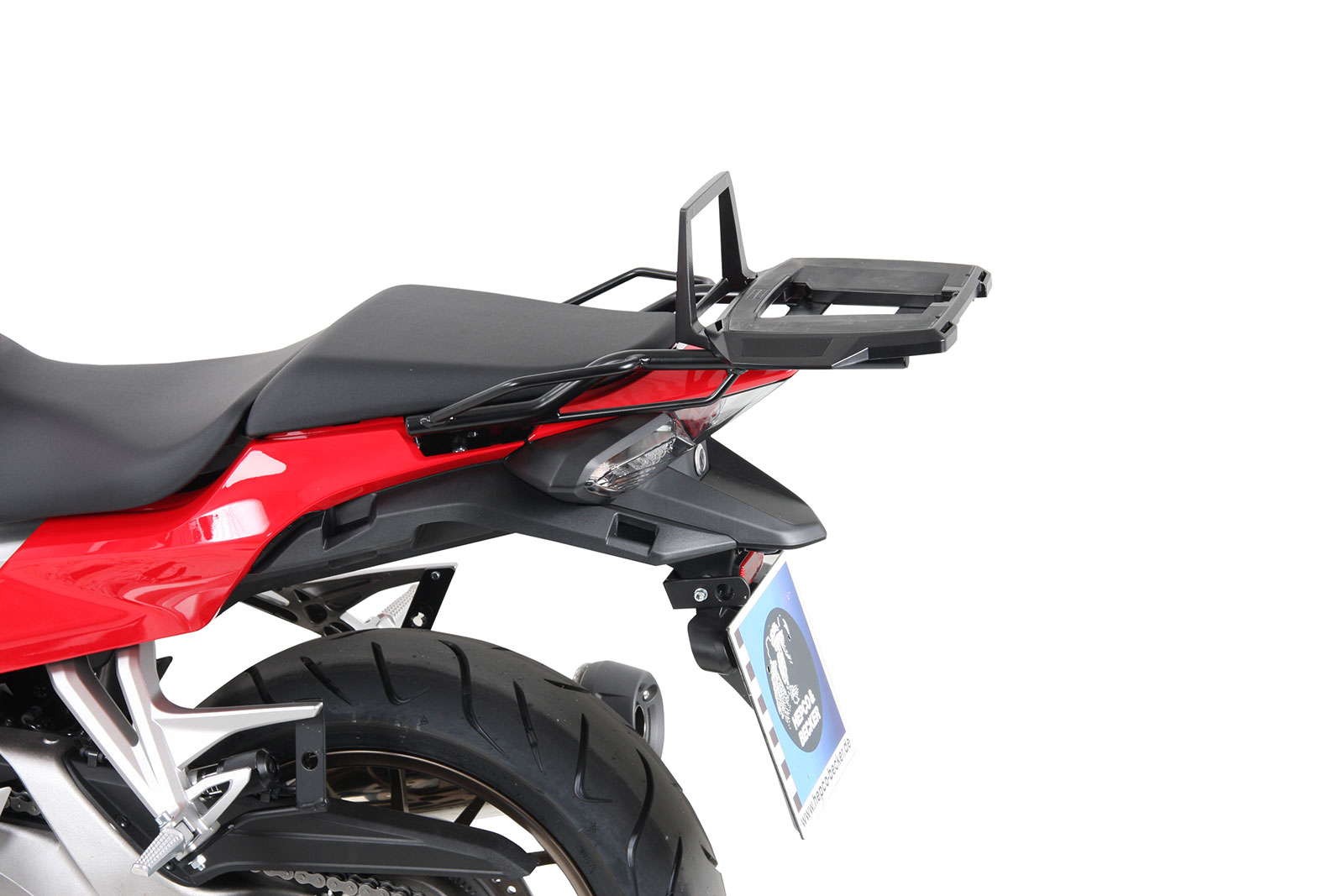 Alurack topkoffer zwart voor Honda VFR 800 F (14-20) Hepco & Becker