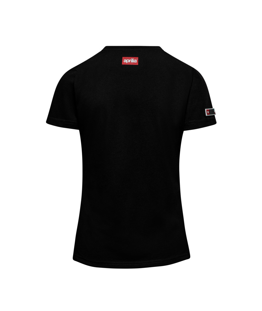 Aprilia T-Shirt Dames zwart