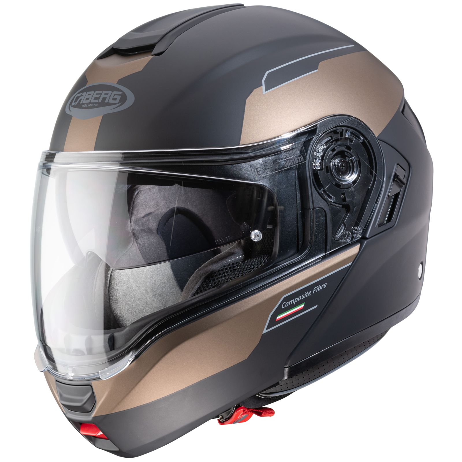 Caberg Helm Levo Prospect, mat zwart/brons