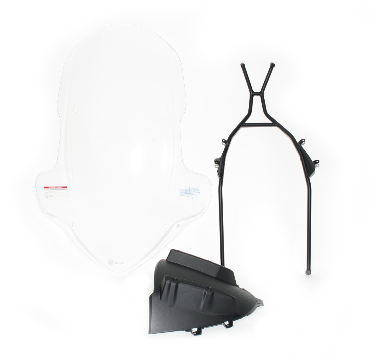 Hoog windscherm helder voor Piaggio MP3 HPE 400 / 530