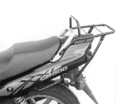 Buisvormige bagagedrager topkoffer zwart voor Honda CB 500 /S (93-97) Hepco & Becker