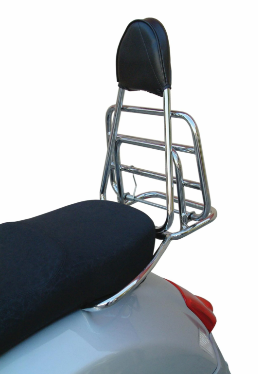 Rugleuning CUPPINI voor Vespa, chroom