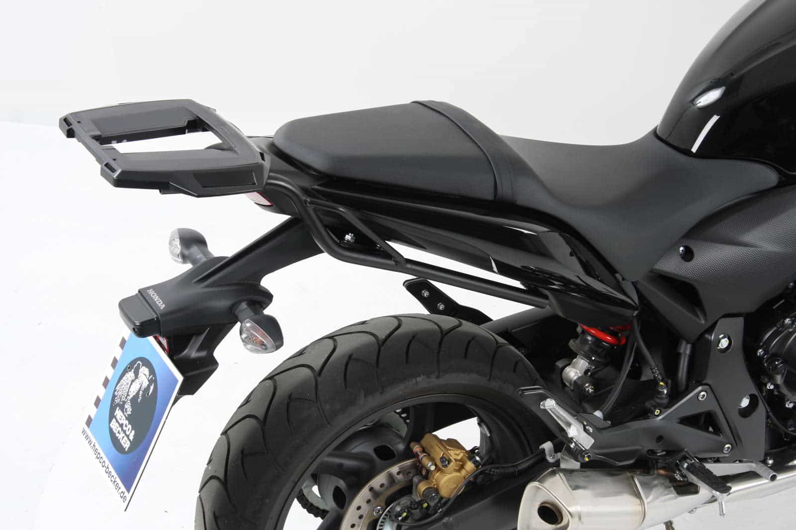 Aluminium topkoffer zwart voor Honda CBR 600 F (11-13) Hepco & Becker