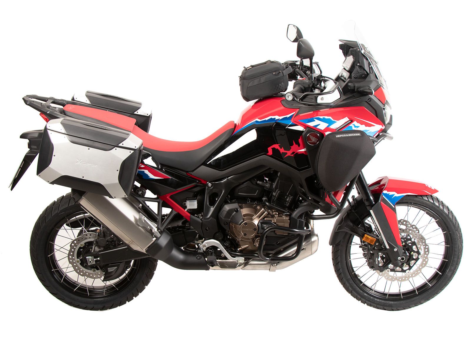 C-Bow zijdrager zwart voor Honda CRF 1100 Africa Twin Adventure Sports (24-) Hepco & Becker