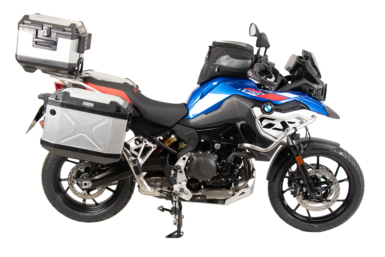 Alurack topkofferhouder voor combinatie met originele roestvrijstalen brug voor BMW F 800 GS (24-)