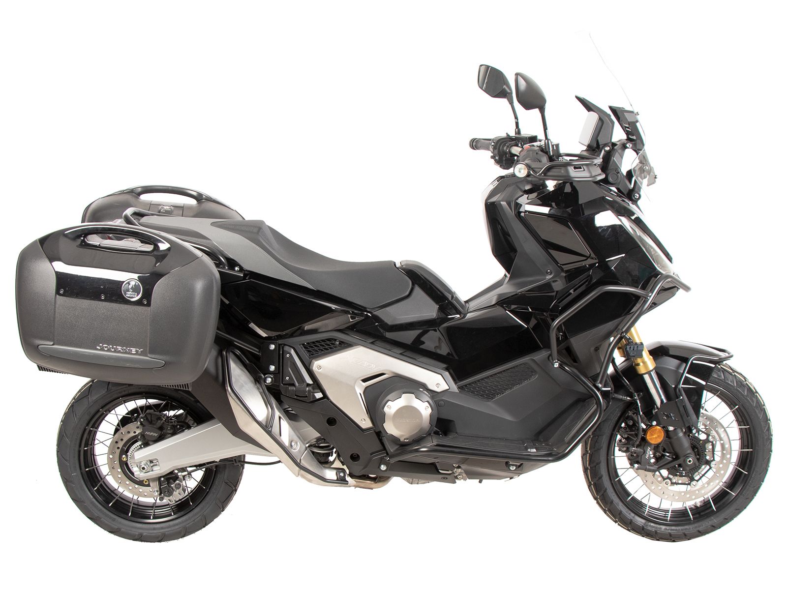 Zijkofferdrager vast zwart voor Honda X-ADV (25- ) Hepco & Becker