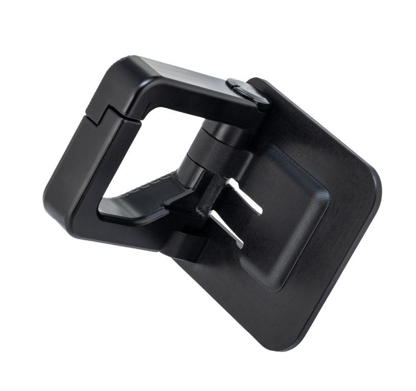 Bagagehaak voor Vespa GTS/GTS Super 125/300cc (`22-), aluminium, zwart mat geanodiseerd