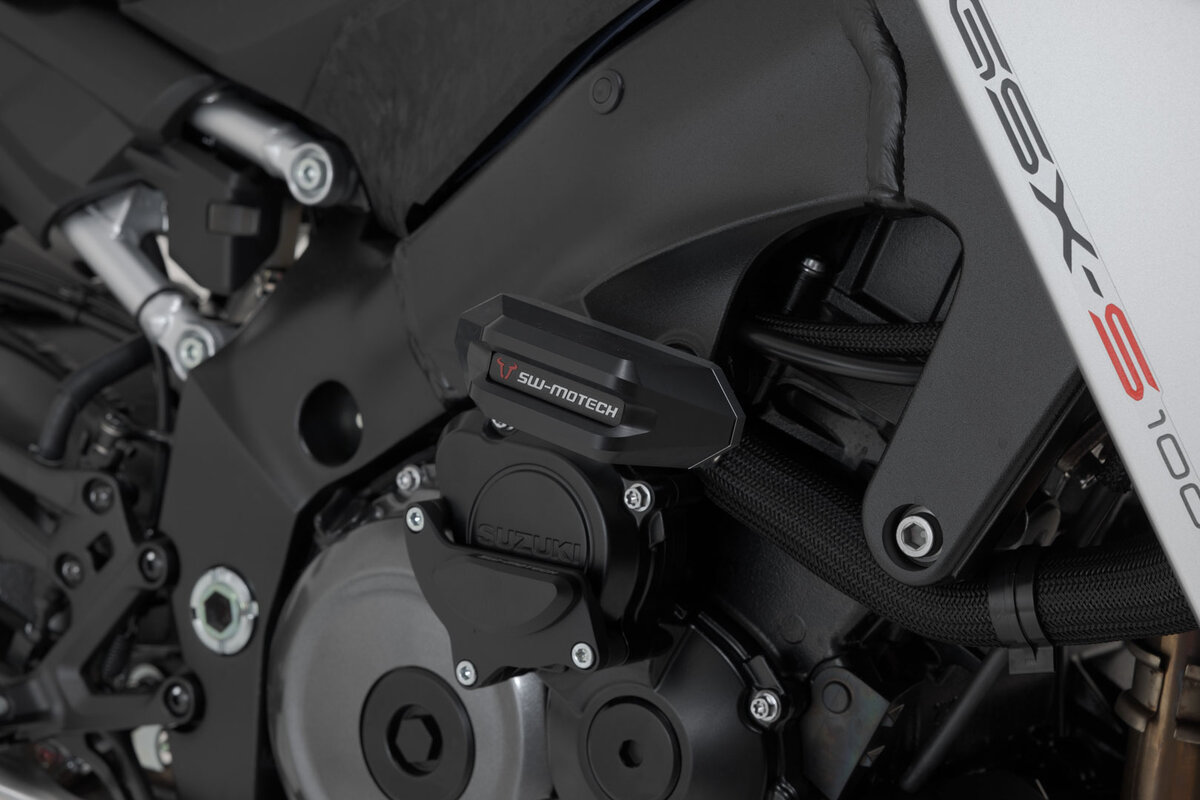 SW-Motech Crash pad kit zwart voor Suzuki GSX-S 950 / GSX-S 1000 /GT - SW Motech