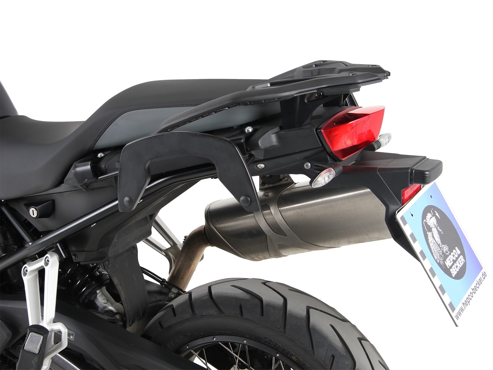 C-Bow zijdrager zwart voor BMW F 850 GS Hepco & Becker