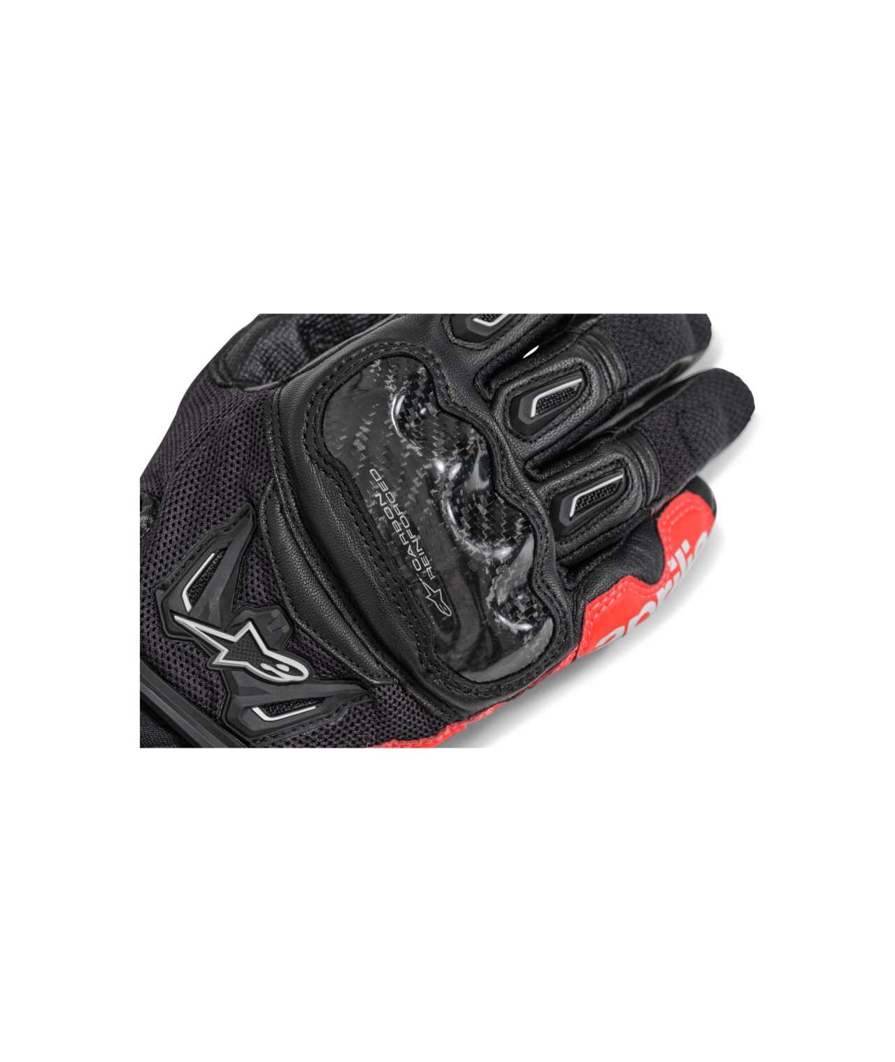 Aprilia lange leren handschoenen Throttle van Alpinestars