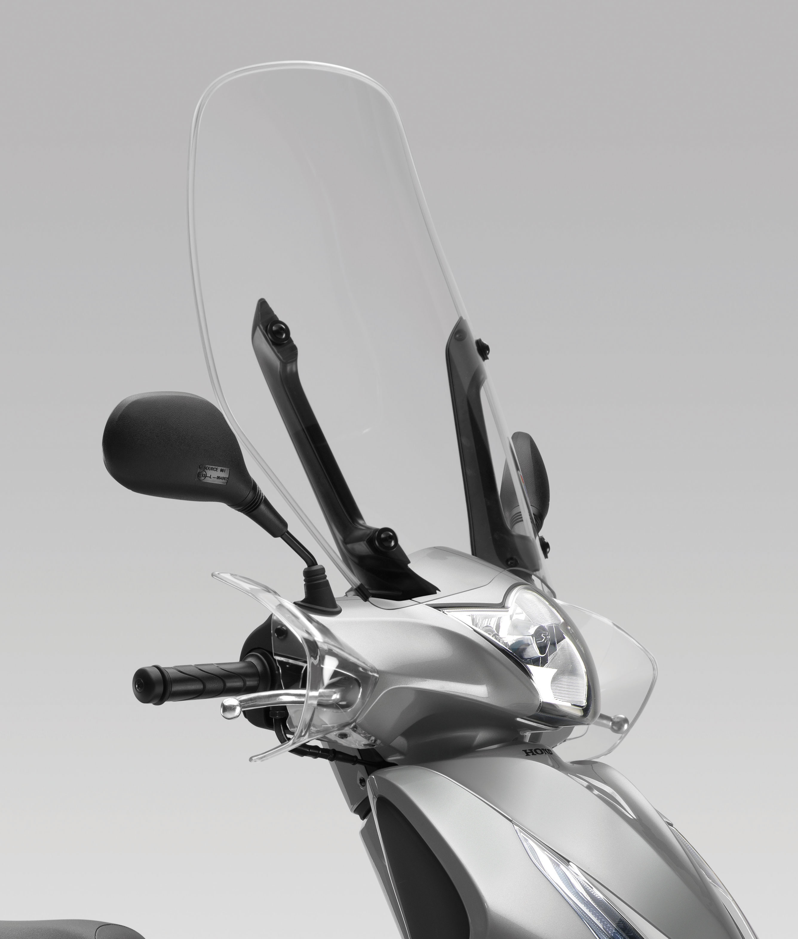 Originele Honda SH125i/150i voorruit Matt Cynos Grijs Metallic NH312