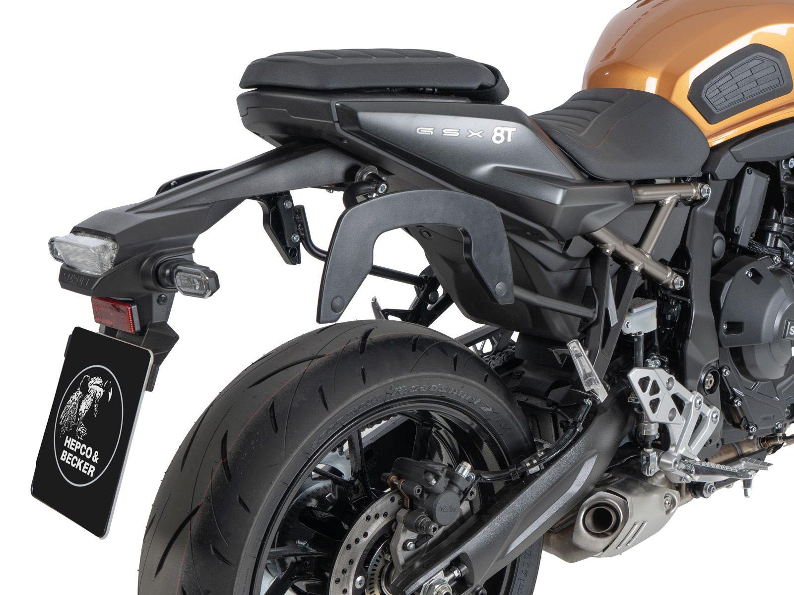 C-Bow zijdrager zwart voor Suzuki GSX-8T (25-) Hepco & Becker