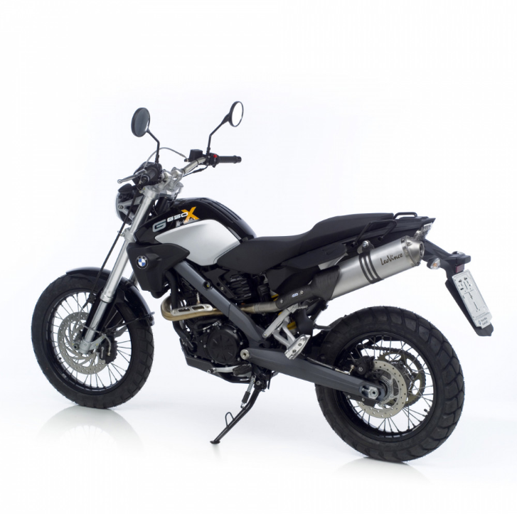LeoVince uitlaatsysteem X3, aluminium, slip on voor BMW G 650 X-Challenge/X-Moto/X-Country (Bj.07-11)