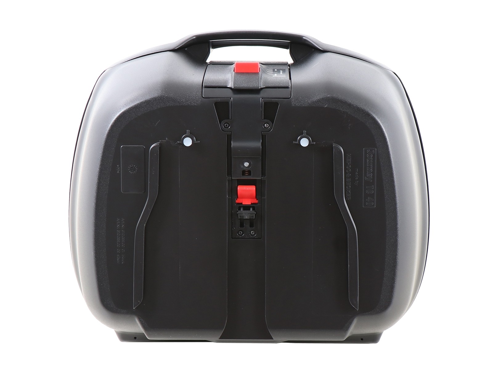 Journey Topcase 40 zilver incl. universele topkoffer pallet voor dragers van derden Hepco & Becker