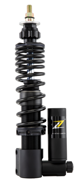 Schokdemper "Black Edition" vooraan voor Vespa GTS/GTS Super/GTV/GT 60/GT/GT L, mat zwart