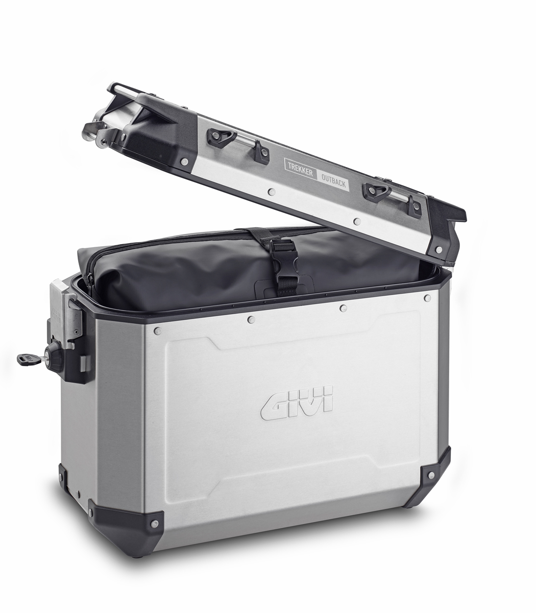 Givi aluminium zijkofferset Trekker Outback 37L Monokey