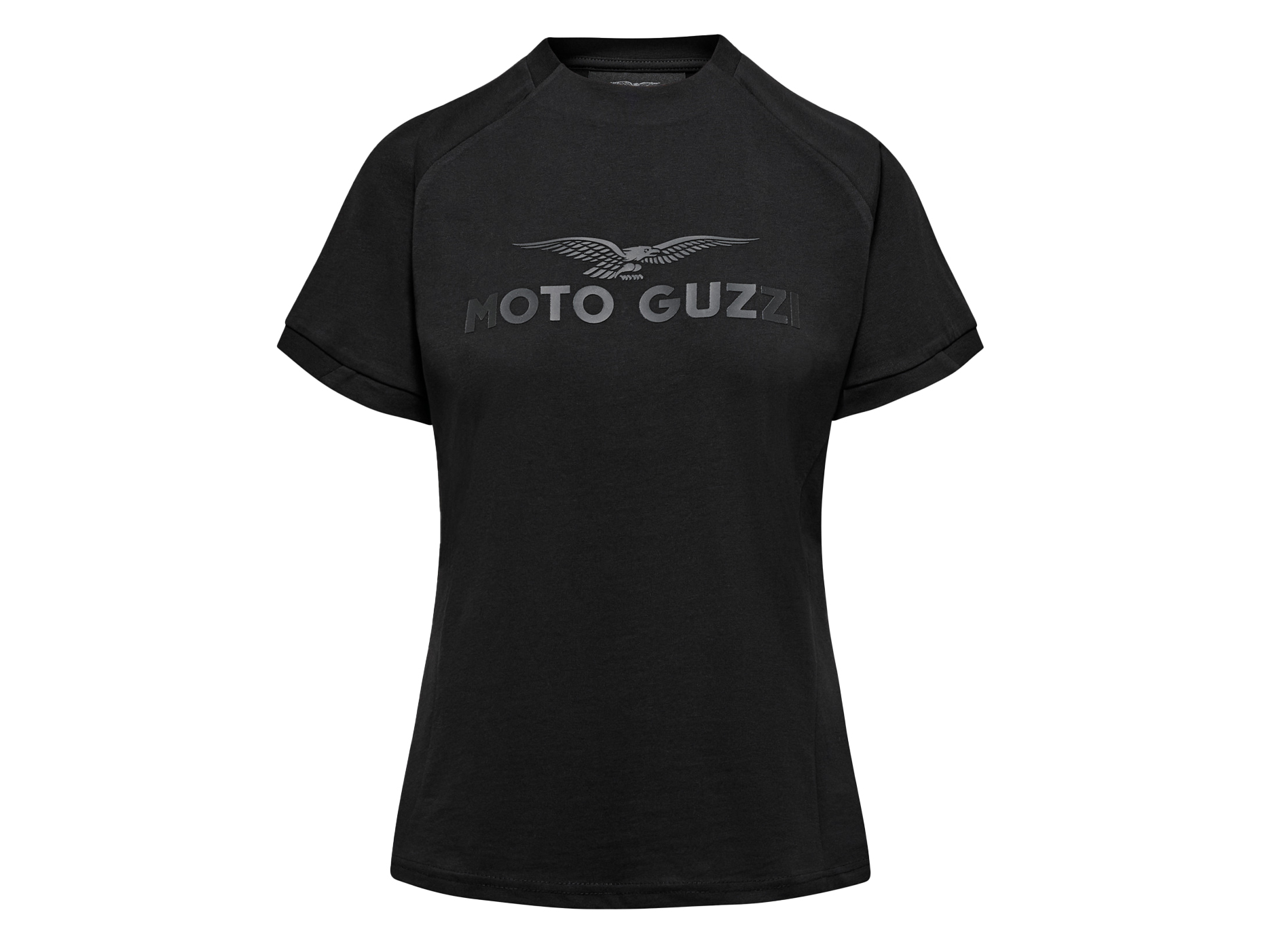 Dames t-shirt "Moto Guzzi Essential" zwart