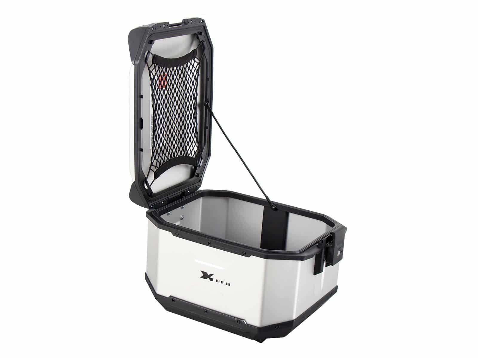 Xceed Aluminium Topcase 45 Liter silber