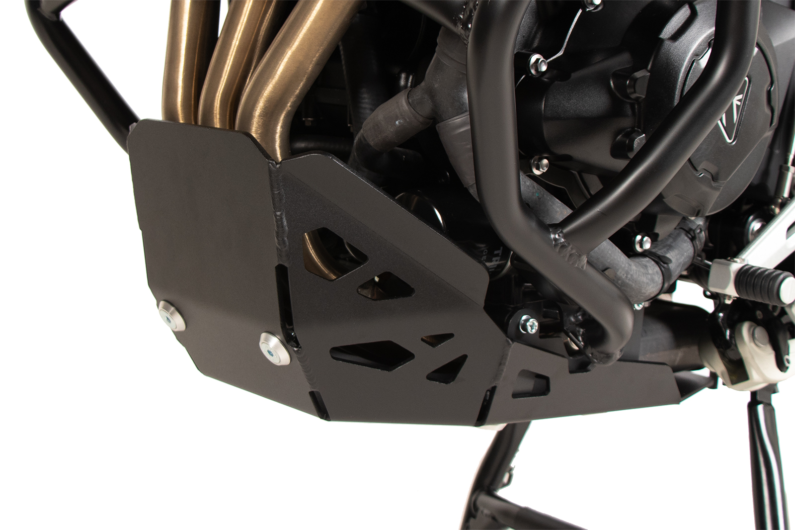 Motorbeschermplaat zwart voor Triumph Tiger 900 GT / Pro (24-) Hepco & Becker