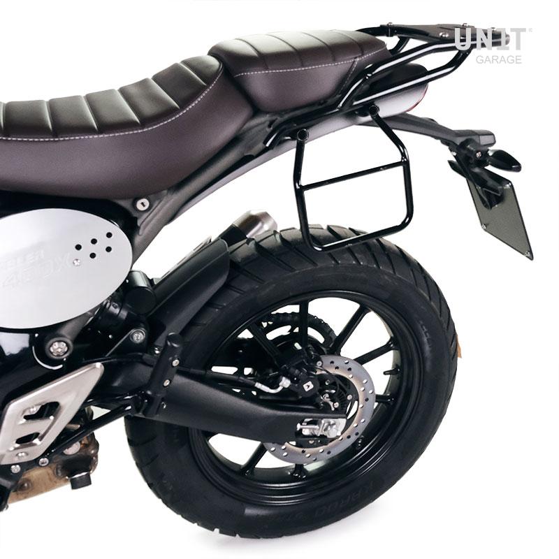 Garage zijtas houder links - Triumph Speed 400 / Scrambler 400