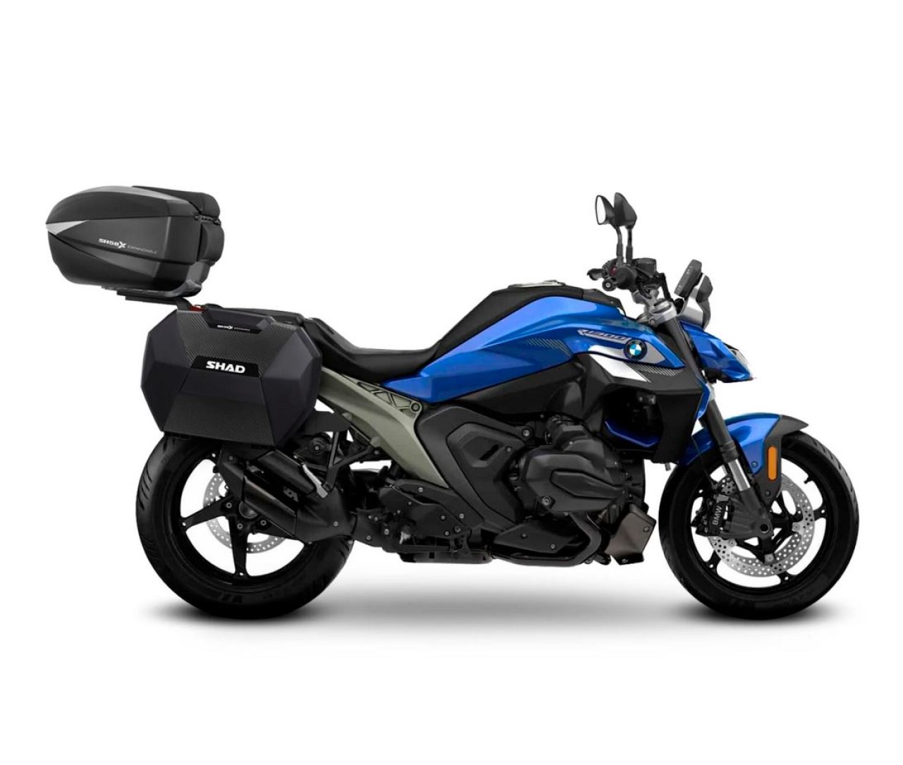 Shad zijkofferhouders 3P-systeem, zwart gelakt, voor BMW R 1300 R /RS (25-)