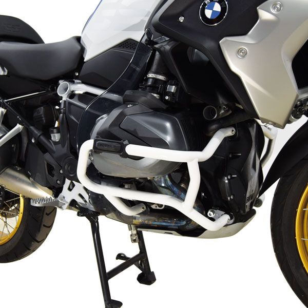 Onderste valbeugel voor BMW R 1250 GS, staal, wit
