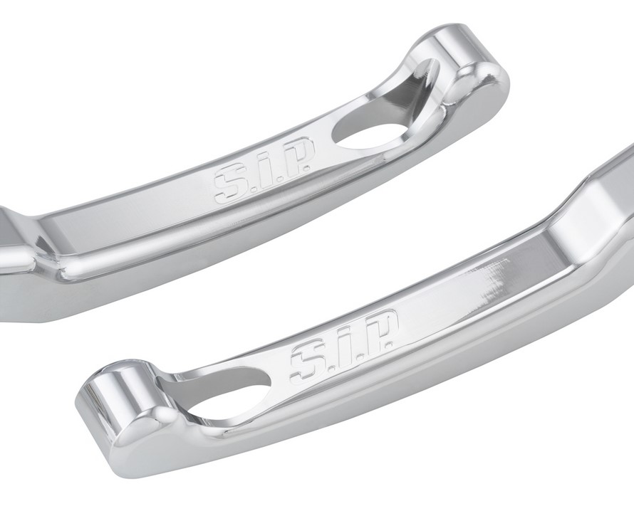 Sport remhendelset shorty voor Vespa, rechts en links, chroom