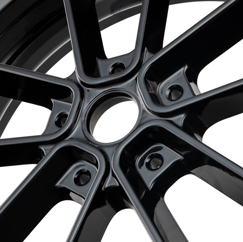 Velg voor/achter 12" voor Vespa GTS/GTS Super/GTV/GT 60/GT/GT L 125-300ccm, zwart glanzend