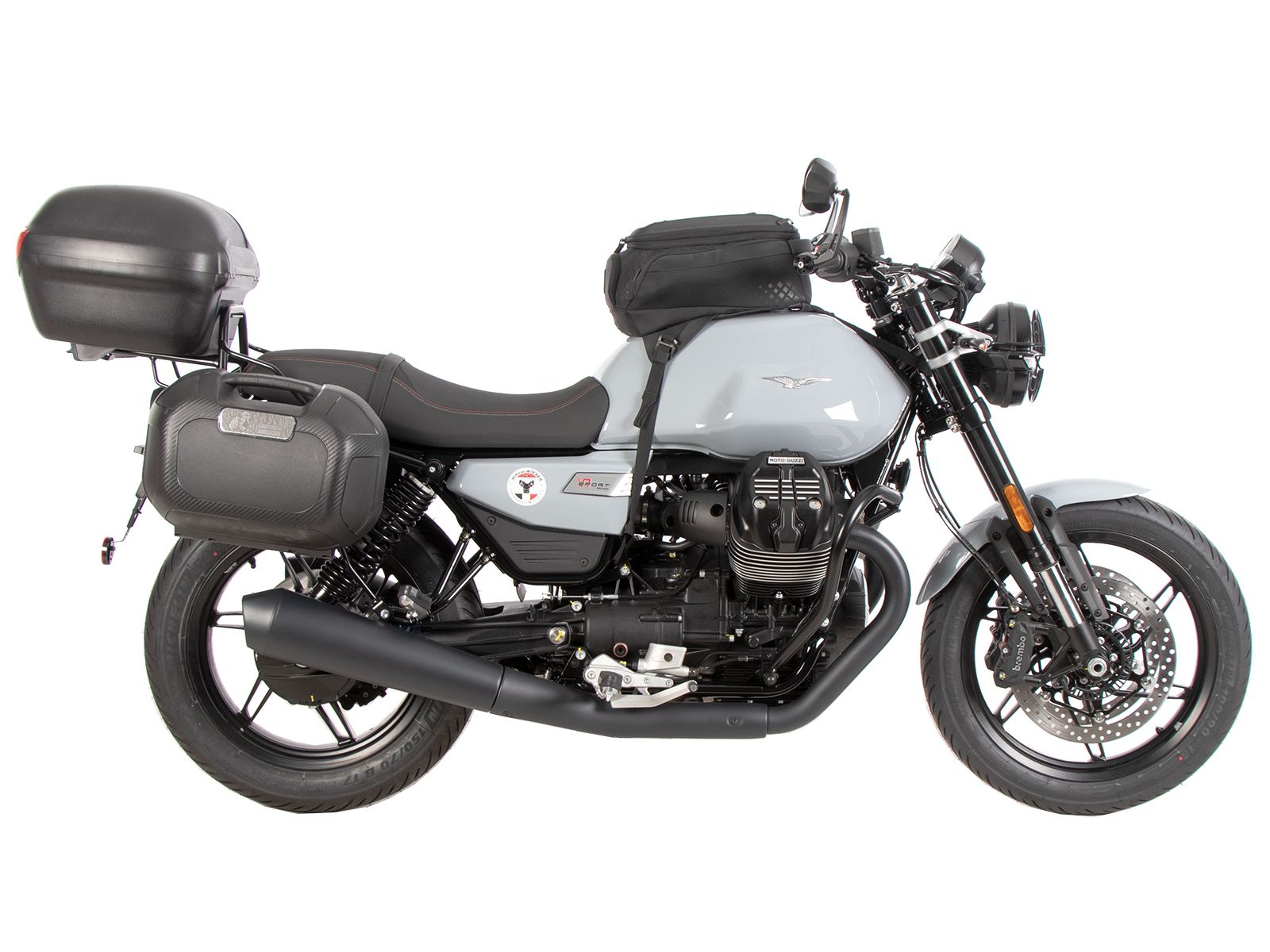 C-Bow zijdrager zwart voor Moto Guzzi V7 850 Sport (25- ) Hepco & Becker