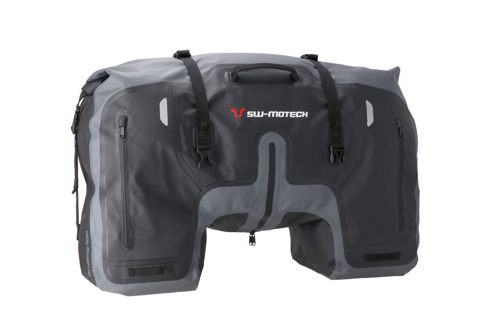 SW-Motech Drybag 700 achtertas voor Kawasaki KLE 300 Versys-X ABS, LE300C, zwart/grijs - SW Motech