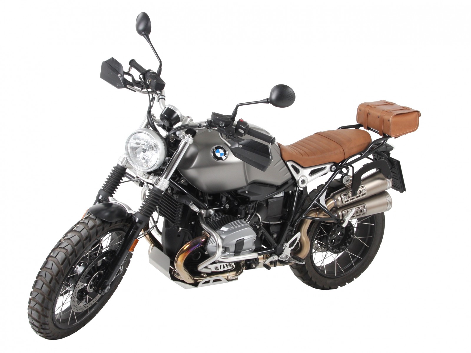 Buisvormig bagagerek zwart voor BMW R nineT (14-16) Hepco & Becker