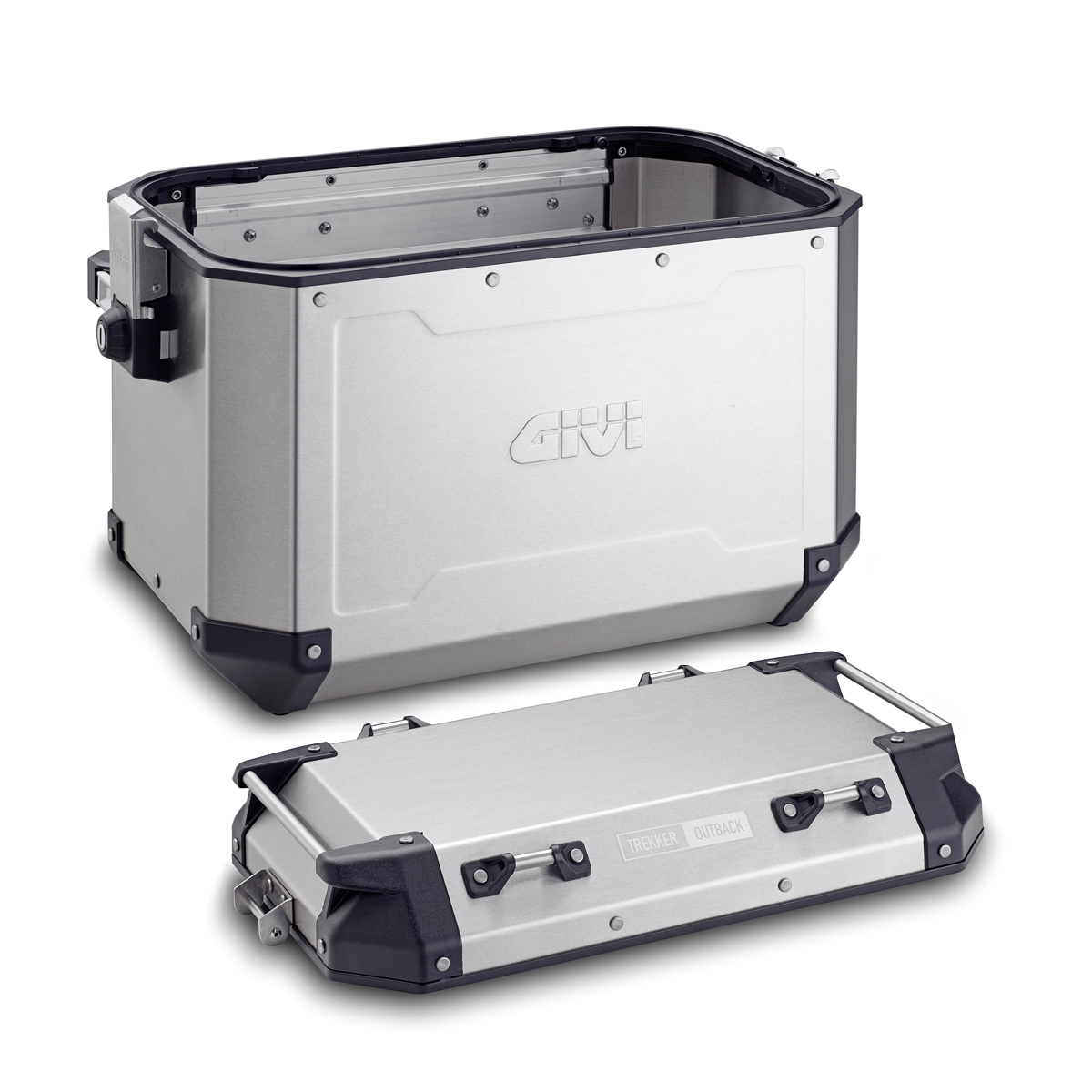 Givi aluminium zijkofferset Trekker Outback 48L Monokey