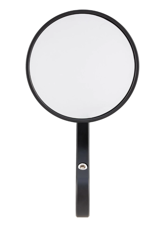 Stuurkapspiegel voor Vespa, links of rechts, rond, matzwart