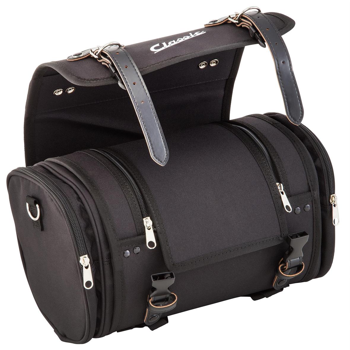 Tas "Classic" klein voor Vespa - zwart, nylon