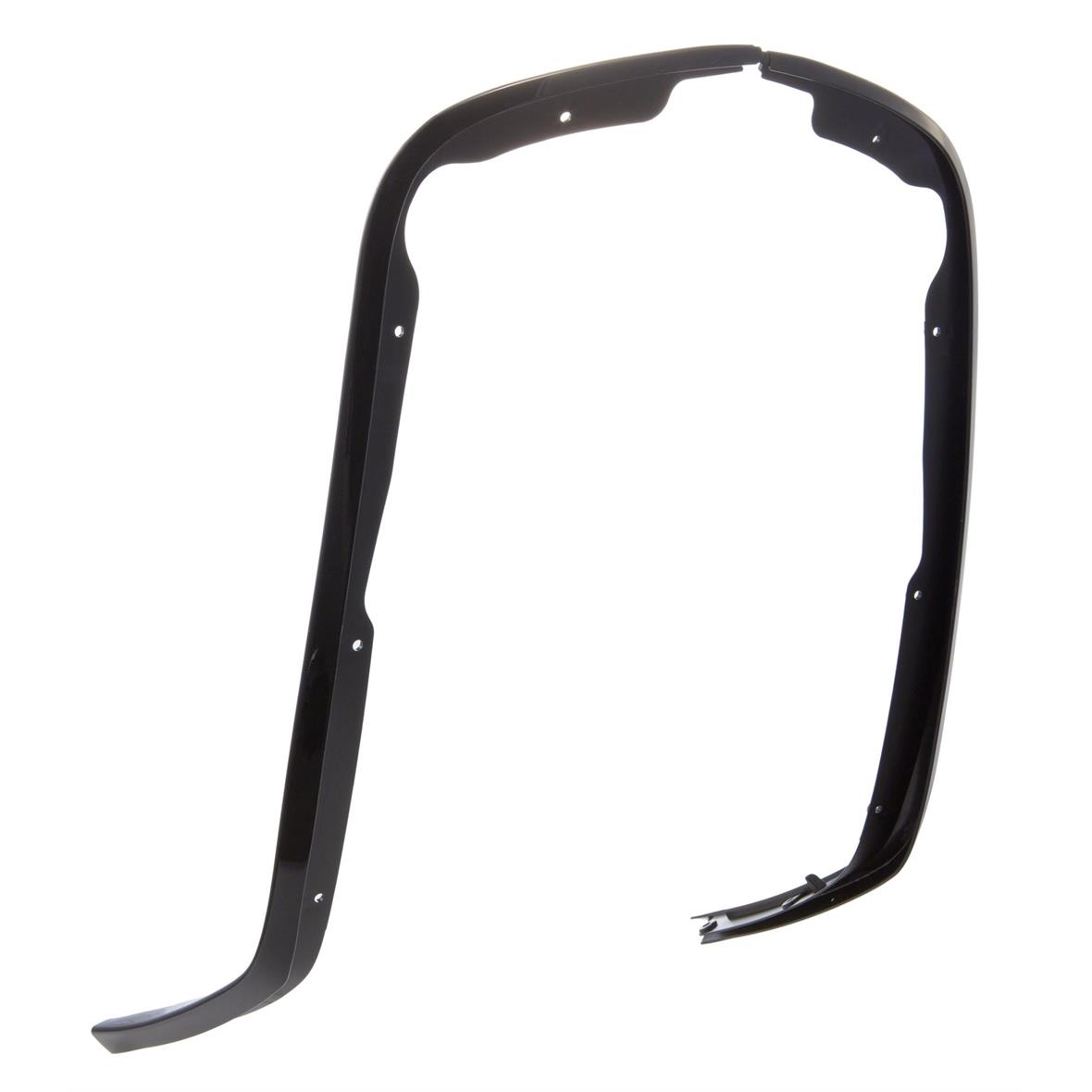 Mono slot buis beenschild zwart glans voor Vespa Primavera/Sprint 50-150ccm