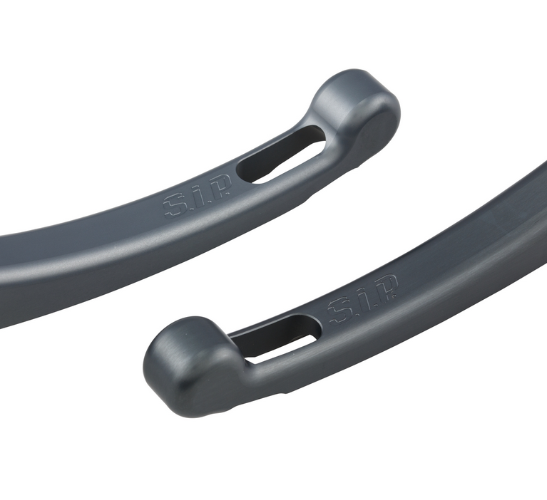 Sport hendelset koppeling/rem voor Vespa PX 125 -150cc, HBZ Hengtong, rechts/links, mat grijs