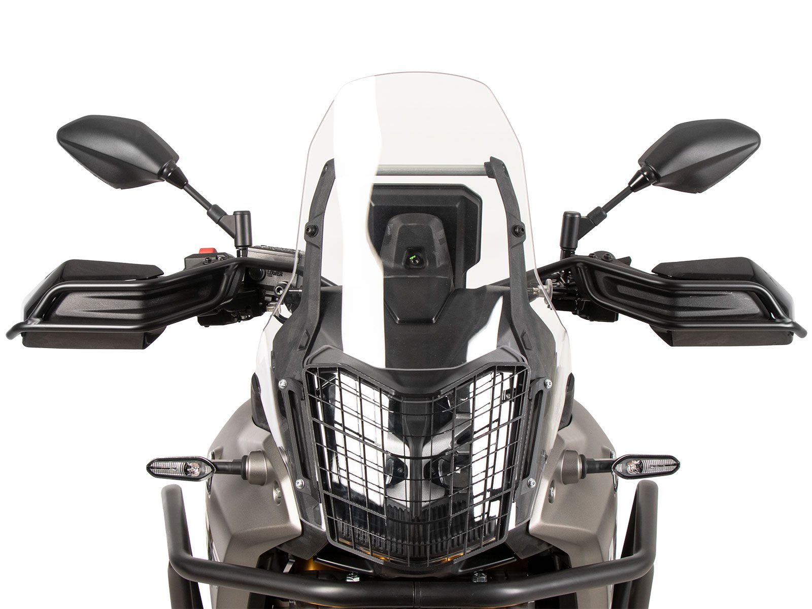 Handvatbeschermer (links + rechts) zwart voor Yamaha Ténéré 700 (25-) Hepco & Becker