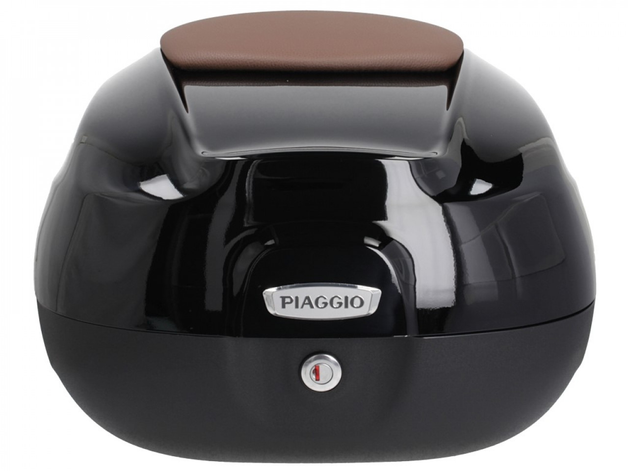 Topkoffer 37 l met rugleuning voor Piaggio Beverly 300/350 (18-20) - zwart 90/B